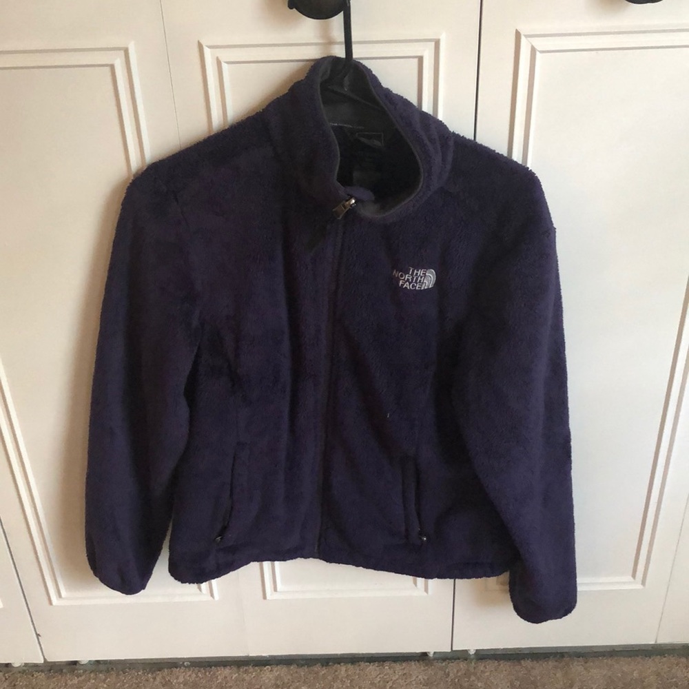 Purple fleece north face